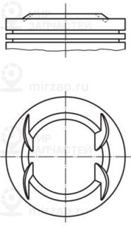 Поршень MAHLE 011PI00111000