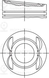Поршень MAHLE 0280300