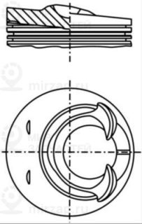 Поршень MAHLE 0282501