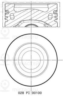 Поршень MAHLE 028PI00100000