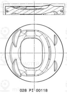 Поршень MAHLE 028PI00118000