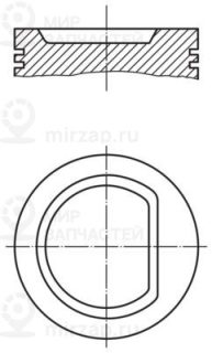 Поршень MAHLE 0303200