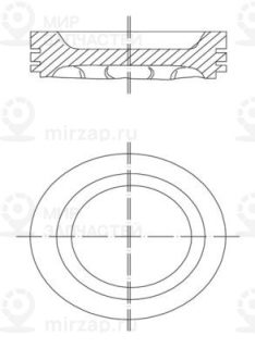 Поршень MAHLE 0303402