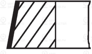 Комплект поршневых колец MAHLE 03319N1
