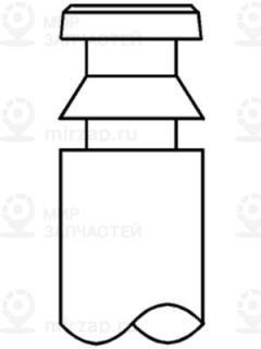 Клапан выпускной MAHLE 061VA30987000