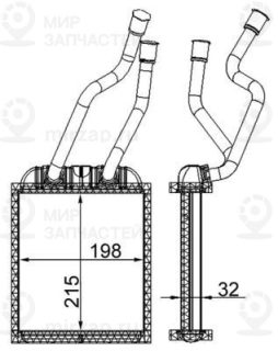 Запчасть MAHLE AH180000S