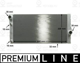 Радиатор охлаждения двигателя MAHLE CR1147000P