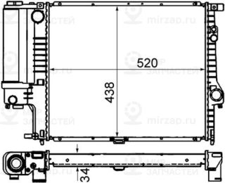 Запчасть MAHLE CR244001S
