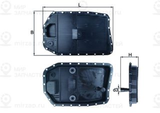Масляный поддон, автоматическая коробка передач MAHLE HX154