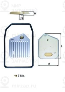 Гидрофильтр, автоматическая коробка передач MAHLE HX163KIT