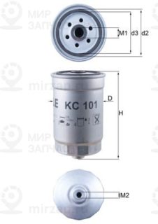 Фильтр топливный MAHLE KC101