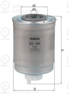 Фильтр топливный MAHLE KC109
