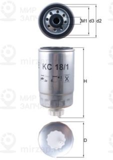 Фильтр топливный MAHLE KC181