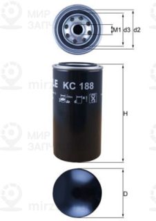 Фильтр топливный MAHLE KC188