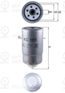 Фильтр топливный MAHLE KC195