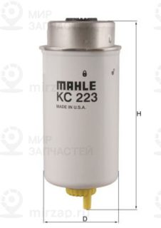Фильтр топливный MAHLE KC223