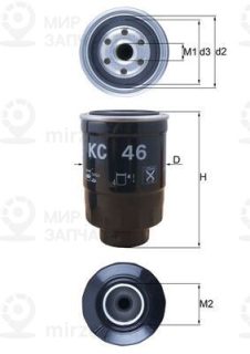 Фильтр топливный MAHLE KC46