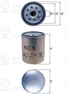 Фильтр топливный MAHLE KC5