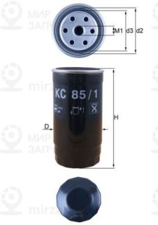 Фильтр топливный MAHLE KC851