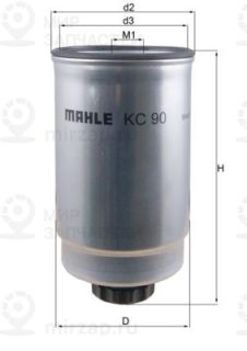 Фильтр топливный MAHLE KC90