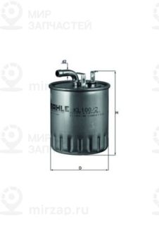 Фильтр топливный MAHLE KL1002