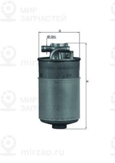 Фильтр топливный MAHLE KL154