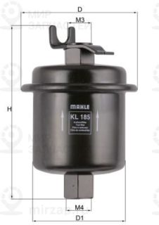 Фильтр топливный MAHLE KL185