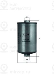 Фильтр топливный MAHLE KL28