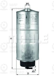 Запчасть MAHLE KL39