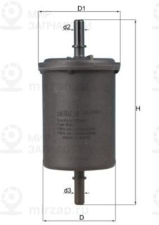 Фильтр топливный MAHLE KL4161