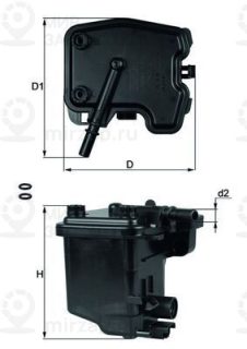 Фильтр топливный MAHLE KL431D