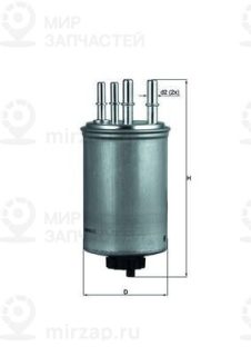 Фильтр топливный MAHLE KL506