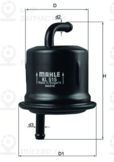 Фильтр топливный MAHLE KL515