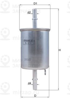 Фильтр топливный MAHLE KL573