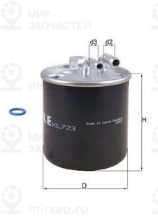 Фильтр топливный MAHLE KL723D