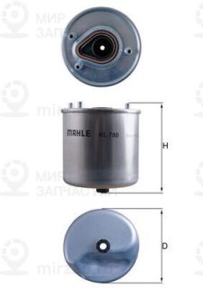 Фильтр топливный MAHLE KL780