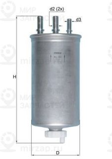 Фильтр топливный MAHLE KL781