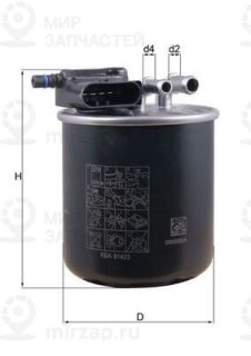 Фильтр топливный MAHLE KL949