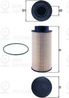 Фильтр топливный MAHLE KX182D