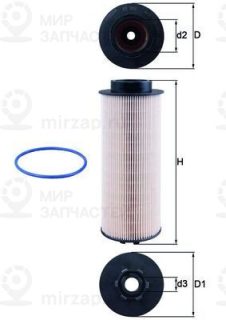 Фильтр топливный MAHLE KX262D