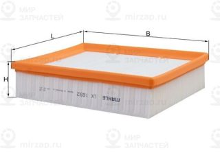 Фильтр воздушный MAHLE LX1652