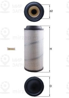 Фильтр воздушный MAHLE LX1673