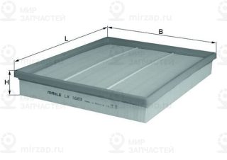 Фильтр воздушный MAHLE LX1683