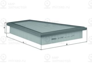 Фильтр воздушный MAHLE LX2787