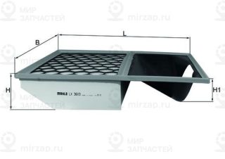 Фильтр воздушный MAHLE LX3603