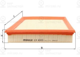 Фильтр воздушный MAHLE LX4335