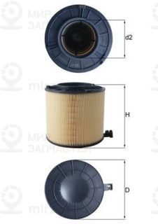 Фильтр воздушный MAHLE LX4406