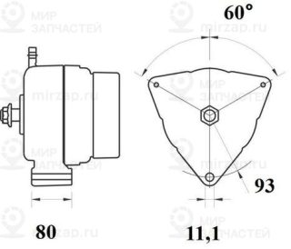 Генератор MAHLE MG795