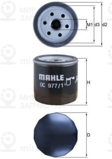 Фильтр масляный MAHLE OC9771