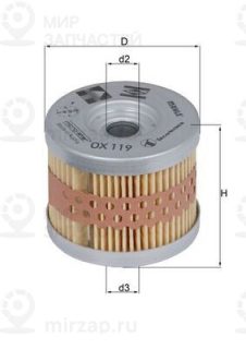 Запчасть MAHLE OX119